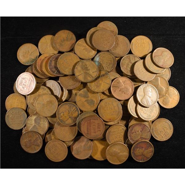 (104) WHEAT CENTS FROM THE TEENS