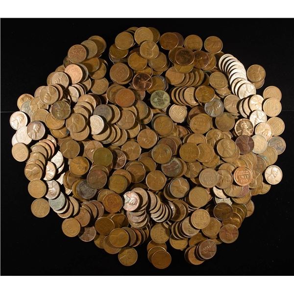 (500) 40'S & 50'S WHEAT CENTS
