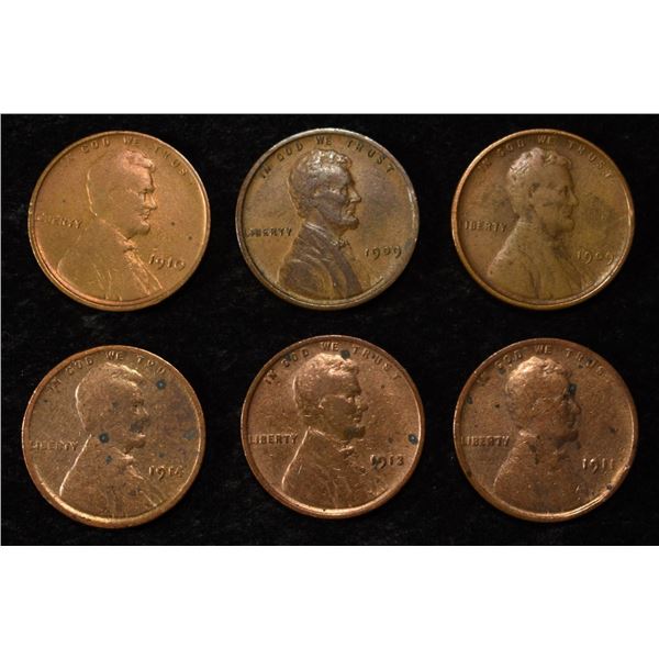 (6) WHEAT CENTS
