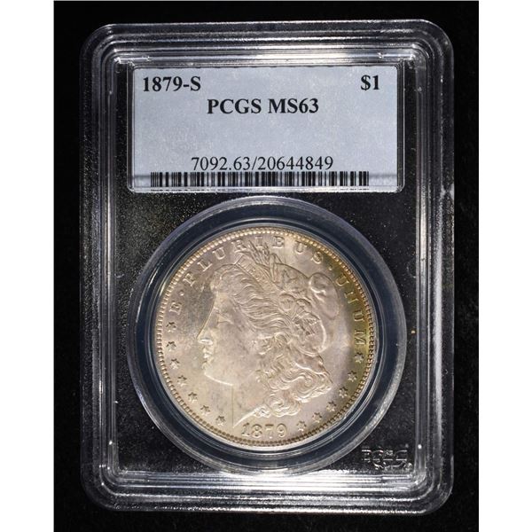 1879-S MORGAN DOLLAR PCGS MS-63
