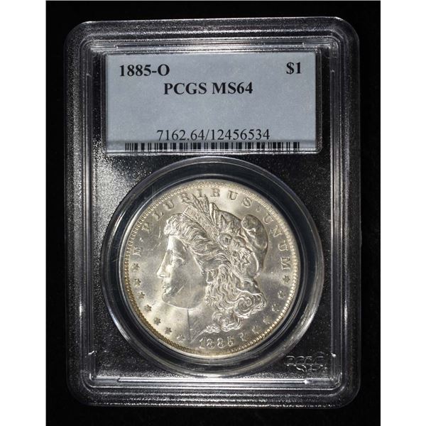 1885-O MORGAN DOLLAR PCGS MS-64