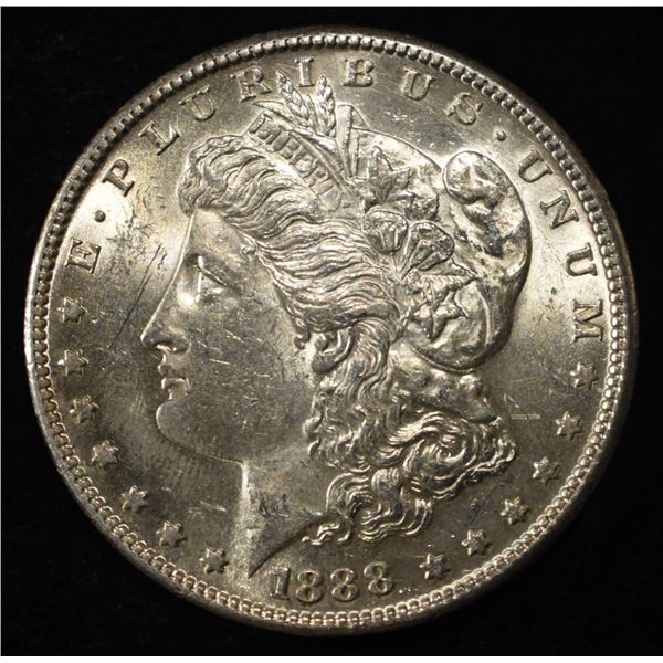 1888-S MORGAN DOLLAR CH BU