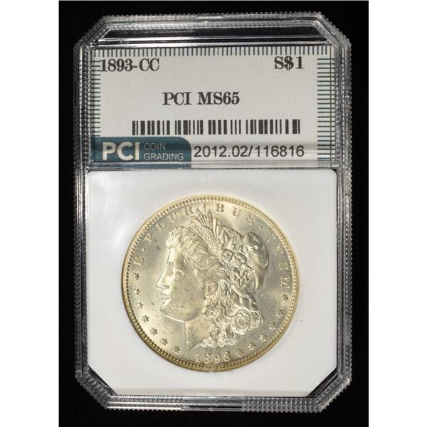1893-CC MORGAN DOLLAR PCI GEM BU