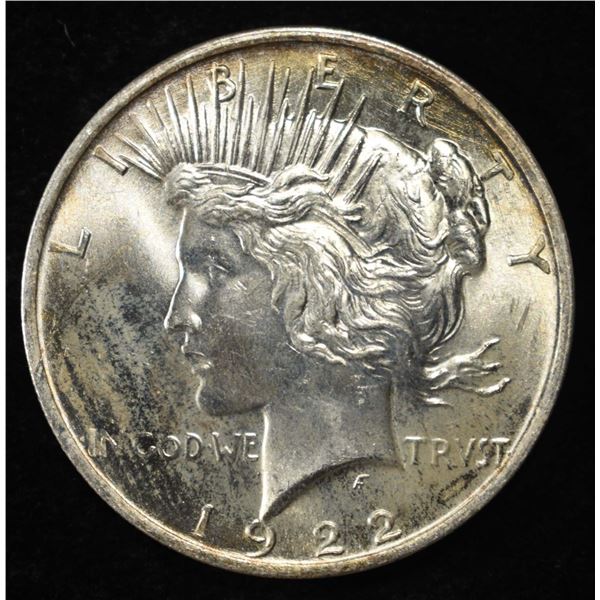 1922 PEACE DOLLAR GEM BU