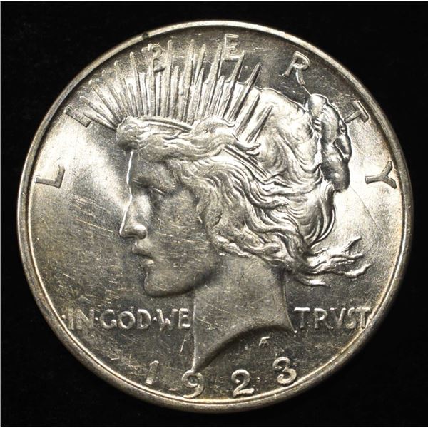 1923-D PEACE DOLLAR BU