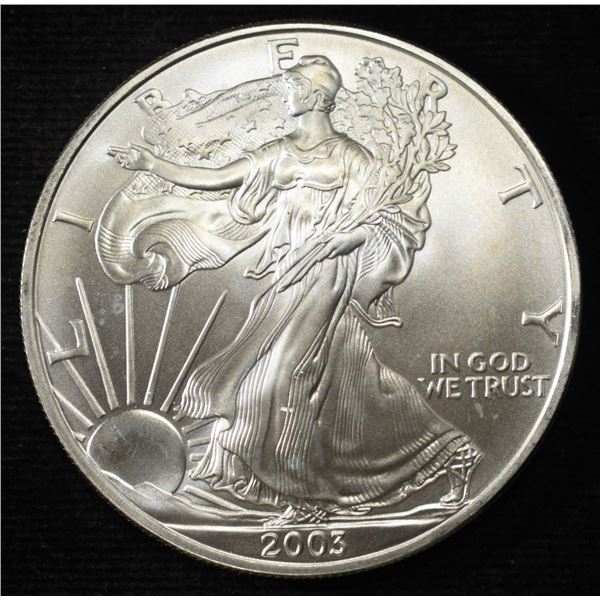 2003 AMERICAN SILVER EAGLE