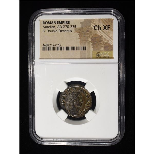 AURELIAN AD 270-275 ROMAN EMPIRE  NGC CH XF