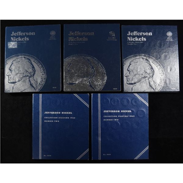(5) JEFFERSON NICKEL COLLECTIONS