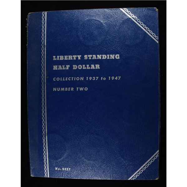 1937-1947 HALF DOLLARS WHITMAN ALBUM W/ 29 COINS