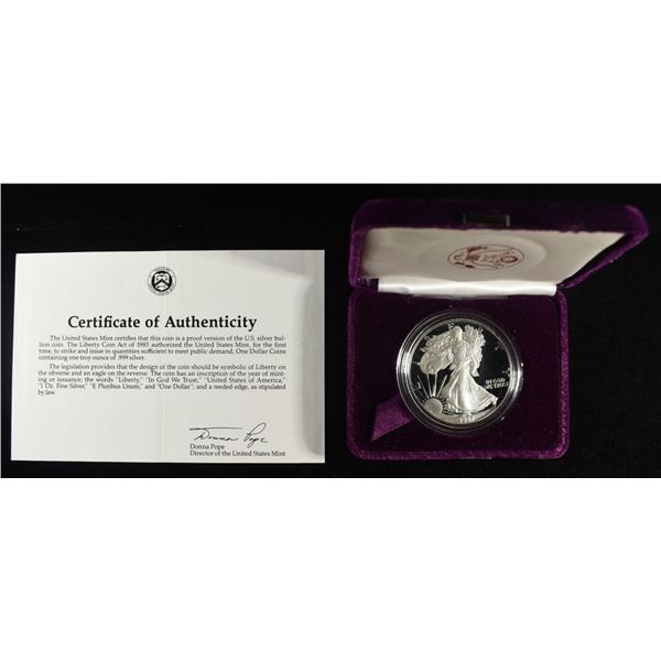 1987-S AMERICAN SILVER EAGLE PROOF