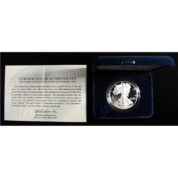 2005-W AMERICAN SILVER EAGLE PROOF