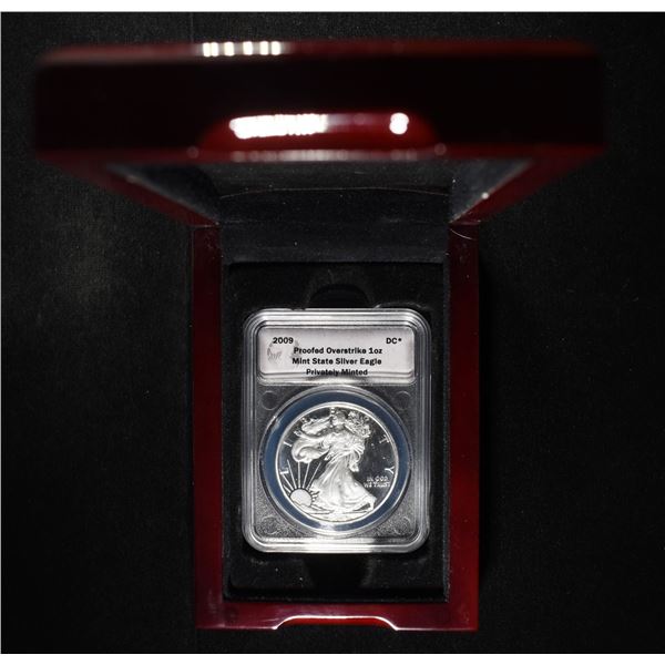 2009 ASE PROOFED OVERSTRIKE PRIVATELY MINTED