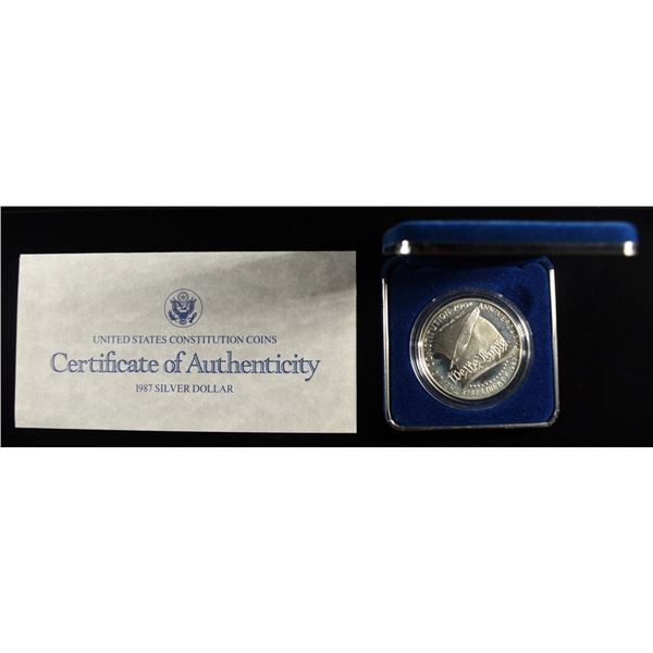 1987-S $1 COMMEM CONSTITUTION