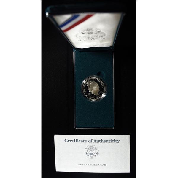 1990-P $1 COMMEM EISENHOWER PROOF
