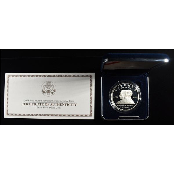 2003-P $1 COMMEM FIRST FLIGHT PROOF