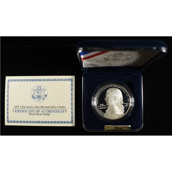 2005-P $1 COMMEM CHIEF JUSTICE MARSHALL PROOF