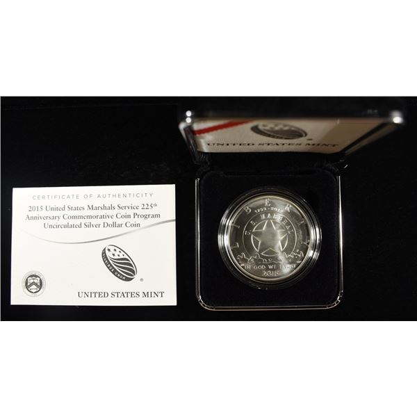 2015-P $1 COMMEM MARSHALS SERVICE