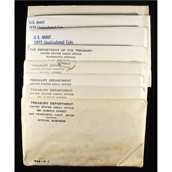 1968-1972 & 1977-1979 MINT SETS