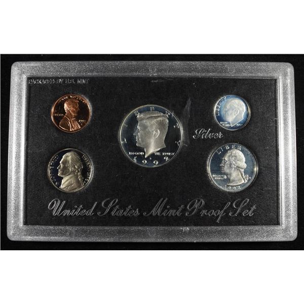 1992-S SILVER PROOF SET
