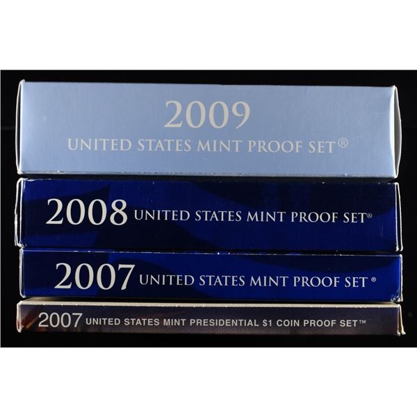 2007, 08, 09 US PROOF SETS