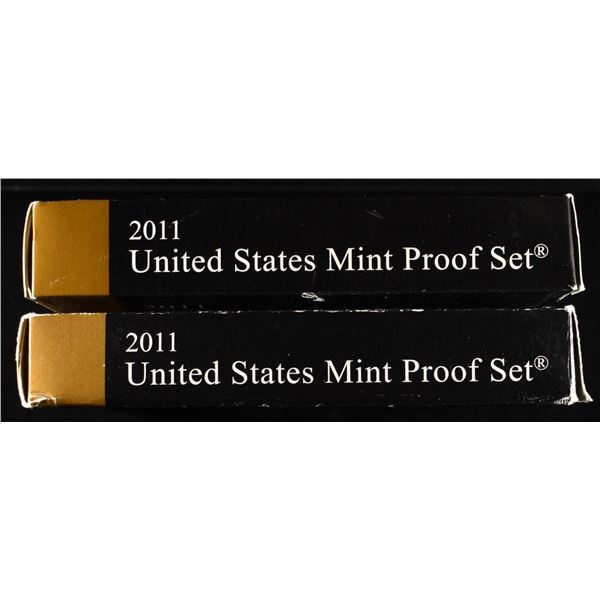 (2) 2011 US PROOF SETS