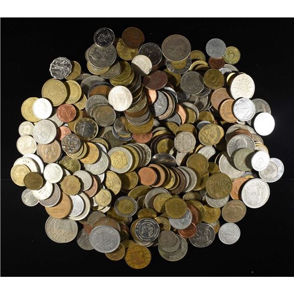 5 LBS FOREIGN COINS