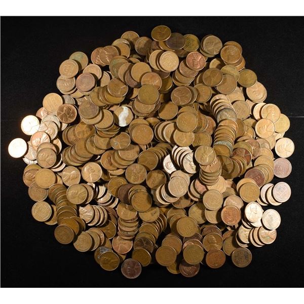 (500) WHEAT CENTS: MIXED DATES