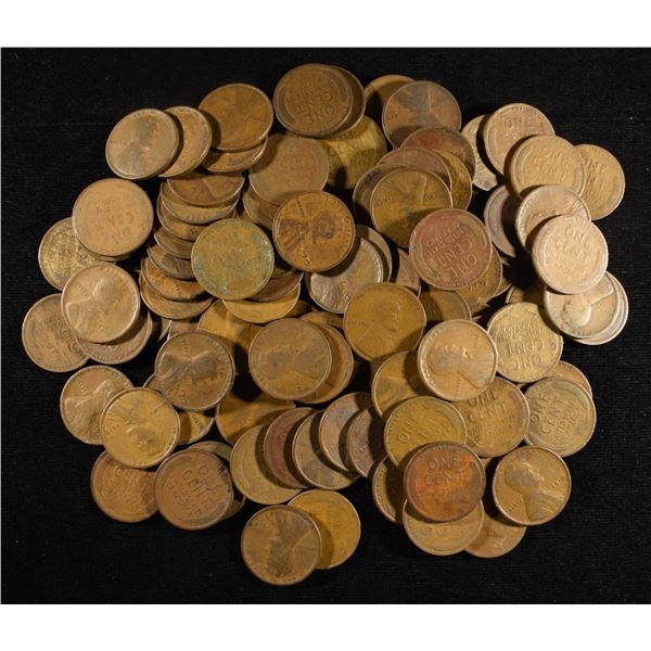 (105) WHEAT CENTS FROM THE TEENS