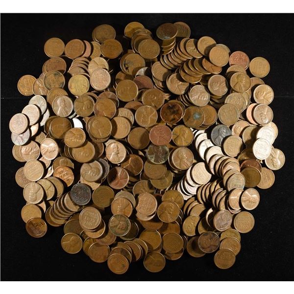 (500) 40'S & 50'S WHEAT CENTS