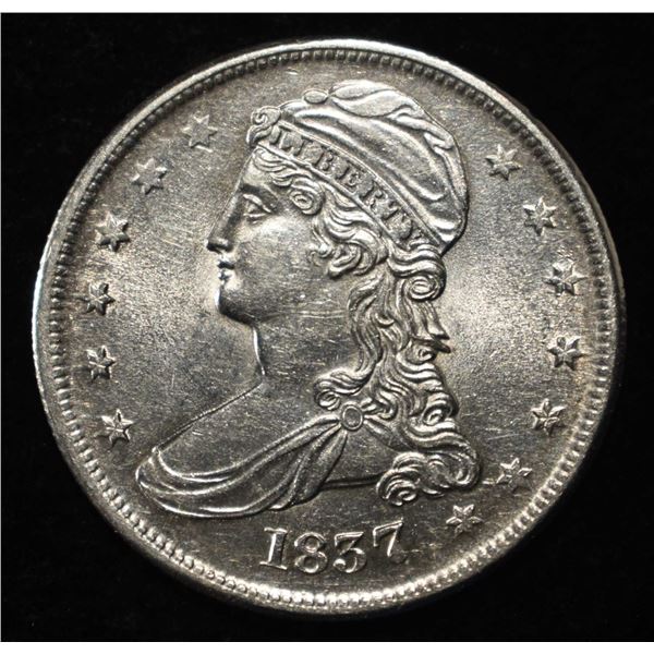 1837 BUST HALF DOLLAR BU