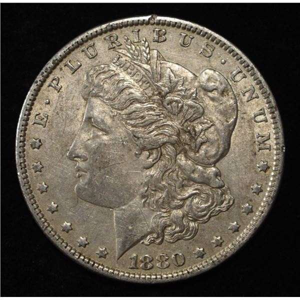 1880-O MORGAN DOLLAR XF/AU