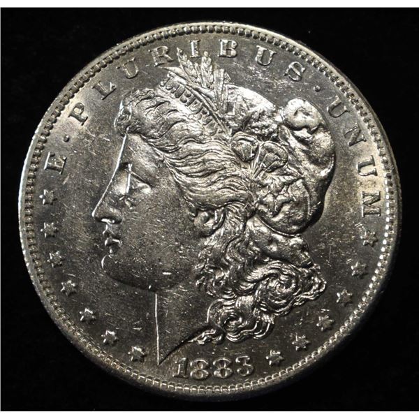 1883-S MORGAN DOLLAR AU/BU