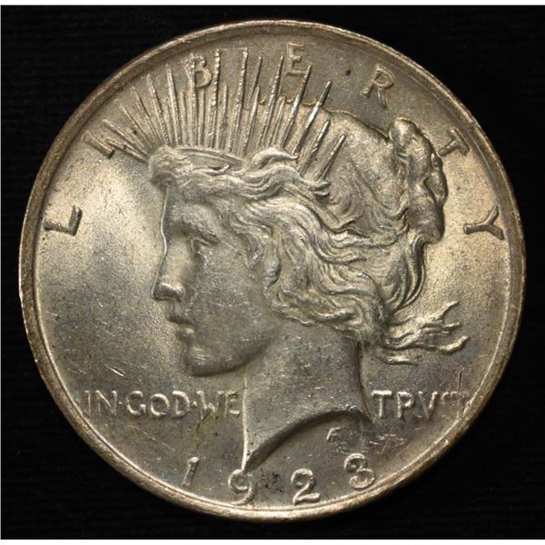 1923 PEACE DOLLAR BU