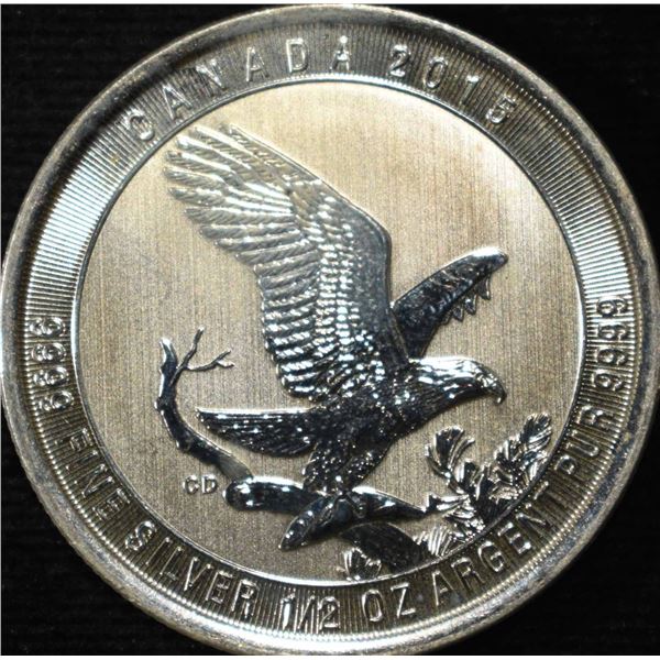 CANADIAN 1/2 OZ .999 SILVER ROUND