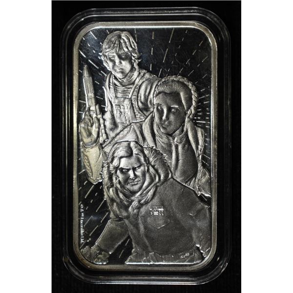 STAR WARS 1 OZ .999 SILVER BAR