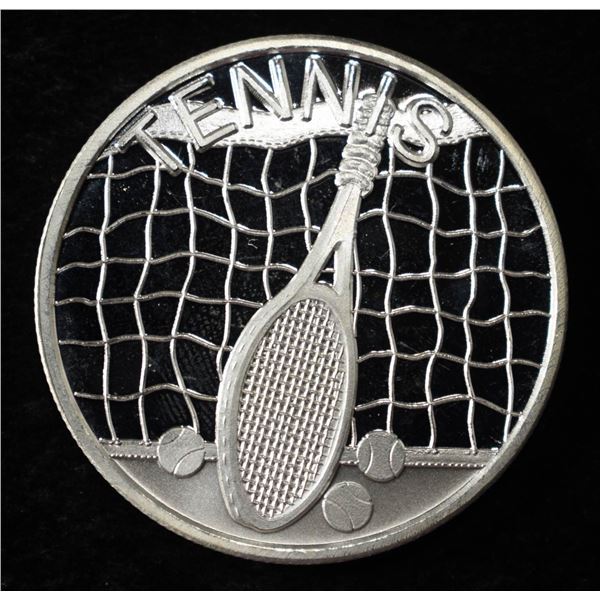 TENNIS 1 OZ .999 SILVER ROUND