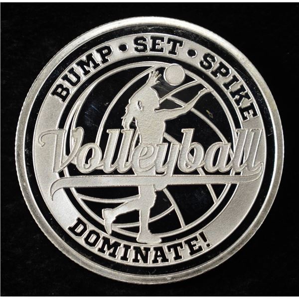 VOLLEYBALL 1 OZ .999 SILVER ROUND