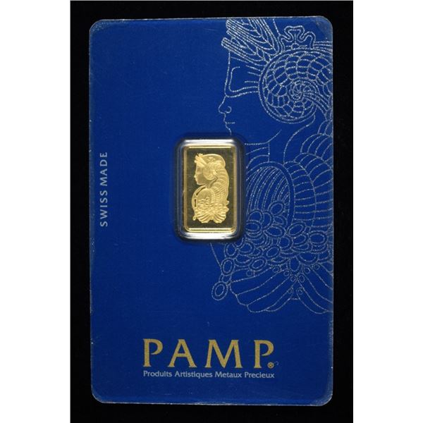 PAMP SUISSE 2.5G .9999 GOLD BAR