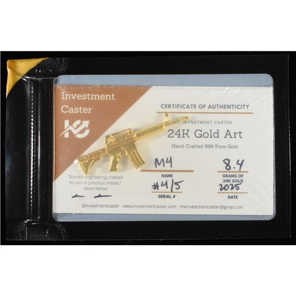 M4 8.4 GRAMS OF 24K GOLD