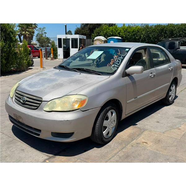 TOYT COROLLA  2003 O/S-T SMOG-2 DAYS