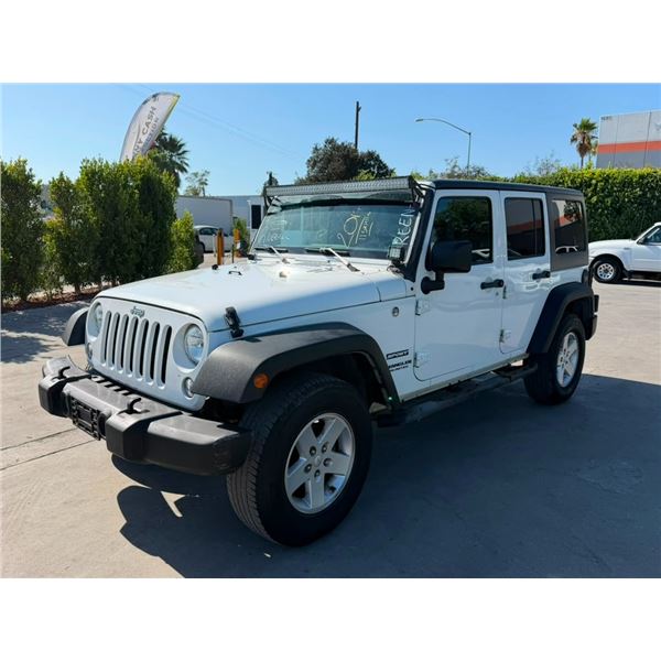 JEEP  WRANGLER 2017 O/S TITLE 2 DAYS