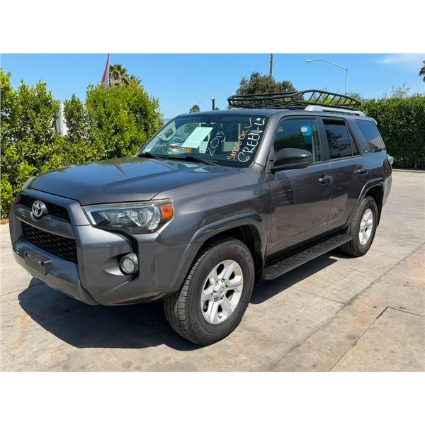 TOYT 4RUNNER 2015 O/S-T SMOG-2 DAYS