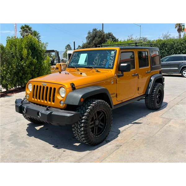 JEEP WRANGLER 2014 O/S-T SMOG-2 DAYS