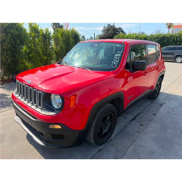 JEEP RENEGADE 2016 O/S TITLE 2 DAYS