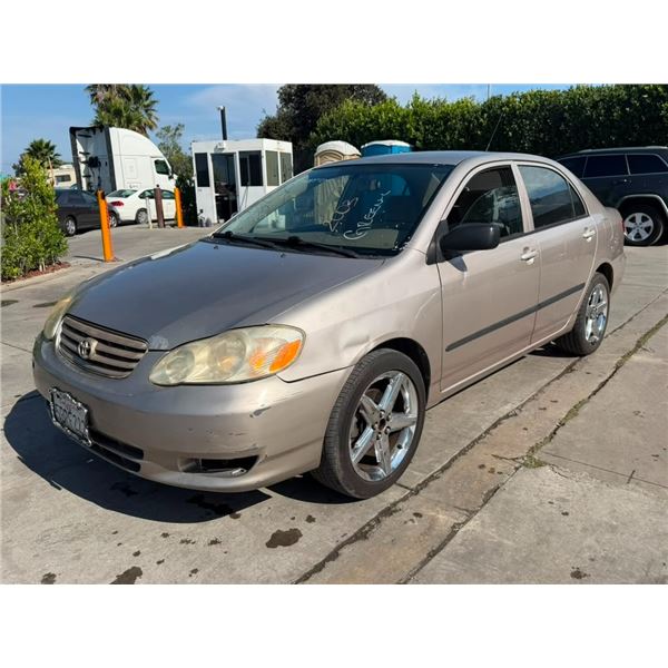 TOYT COROLLA  2003 T-DONATION