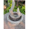 Image 3 : Three-Piece Concrete Garden Fountain w/ Decorative Top