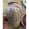 Image 1 : Massive 4 Foot Tall 3 Piece Glazed Ceramic Garden Fountain