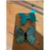 Image 11 : Blue Hobnail Glass Sugar and Creamer Set with Wall Plaques