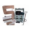 Image 1 : Decorative Monogrammed 'S' w/ Assorted Shelf Decor & More