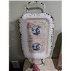 Image 5 : Decorative Table Lot With Print, Tray, Soap, and Accessories